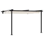 vidaXL Altánok Krémová 300 x 300 x 200 cm Polyester – Obrázok 2