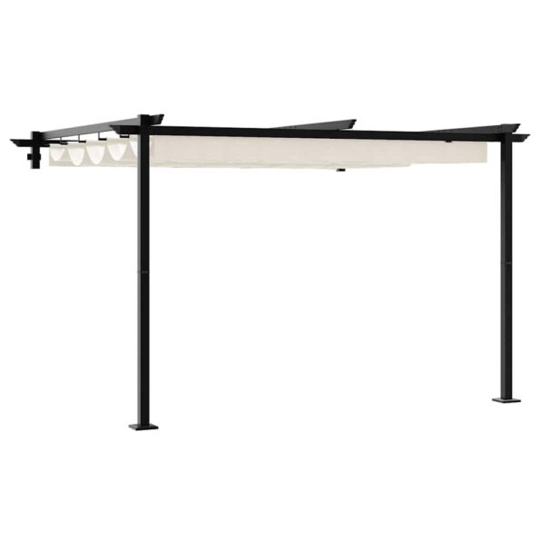 vidaXL Altánok Krémová 300 x 300 x 200 cm Polyester – Obrázok 2