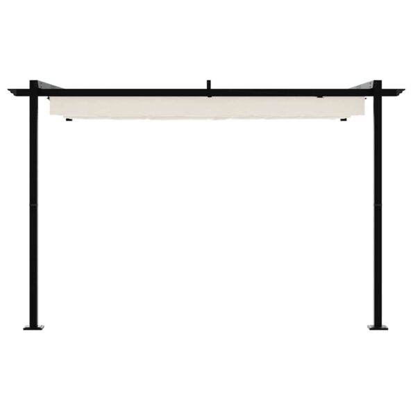 vidaXL Altánok Krémová 300 x 300 x 200 cm Polyester – Obrázok 4