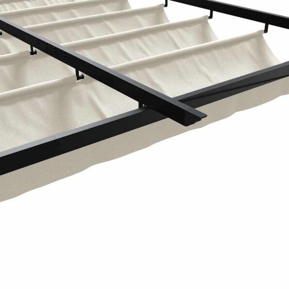 vidaXL Altánok Krémová 300 x 300 x 200 cm Polyester – Obrázok 7