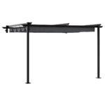 vidaXL Altánok Antracit 300 x 300 x 200 cm Polyester – Obrázok 2