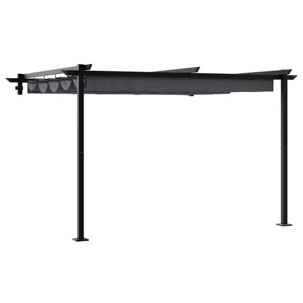 vidaXL Altánok Antracit 300 x 300 x 200 cm Polyester – Obrázok 2