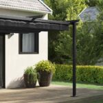 vidaXL Altánok Antracit 300 x 300 x 200 cm Polyester – Obrázok 3