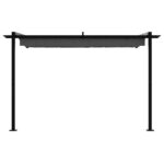vidaXL Altánok Antracit 300 x 300 x 200 cm Polyester – Obrázok 4