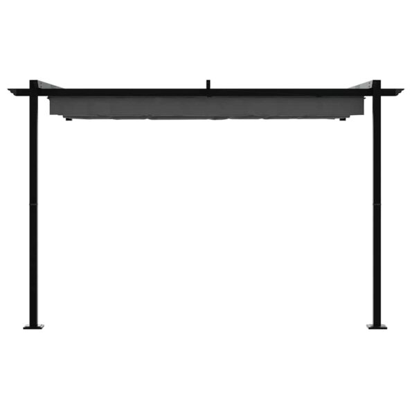 vidaXL Altánok Antracit 300 x 300 x 200 cm Polyester – Obrázok 4