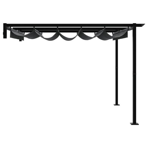 vidaXL Altánok Antracit 300 x 300 x 200 cm Polyester – Obrázok 5