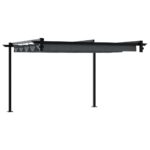 vidaXL Altánok Antracit 300 x 300 x 200 cm Polyester – Obrázok 6