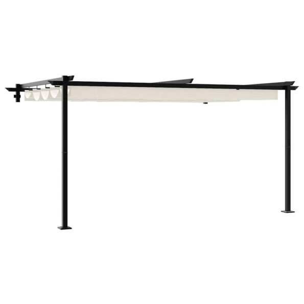 vidaXL Altánok Krémová 400 x 300 x 200 cm Polyester – Obrázok 2