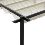 vidaXL Altánok Krémová 400 x 300 x 200 cm Polyester – Obrázok 8
