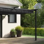 vidaXL Altánok Antracit 400 x 300 x 200 cm Polyester – Obrázok 3