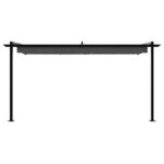 vidaXL Altánok Antracit 400 x 300 x 200 cm Polyester – Obrázok 4