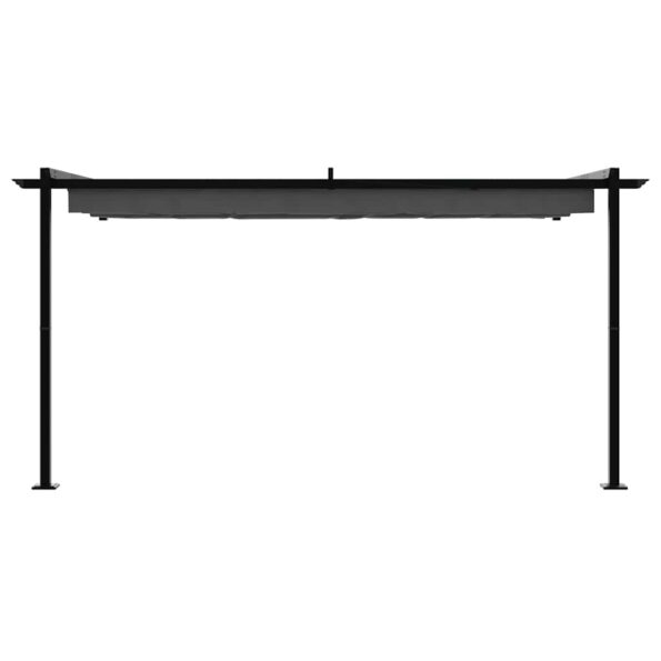 vidaXL Altánok Antracit 400 x 300 x 200 cm Polyester – Obrázok 4