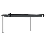 vidaXL Altánok Antracit 400 x 300 x 200 cm Polyester – Obrázok 6
