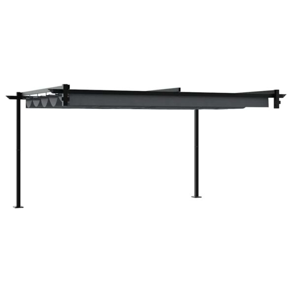 vidaXL Altánok Antracit 400 x 300 x 200 cm Polyester – Obrázok 6