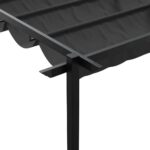 vidaXL Altánok Antracit 400 x 300 x 200 cm Polyester – Obrázok 8
