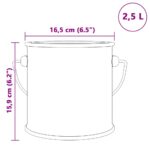 vidaXL Farba na steny Zelená 2,5 L Tlač na stenu – Obrázok 7