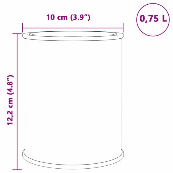 vidaXL Farba na nábytok Hnedá 0,75 L Tlač na stenu – Obrázok 7