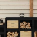 vidaXL Farba na drevo Čierna 2.5 L