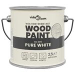 vidaXL Farba na drevo Biela 2.5 L – Obrázok 2