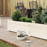 vidaXL Farba na drevo Biela 2.5 L – Obrázok 4