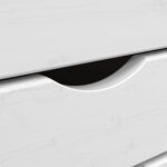 vidaXL Skrinka so stolom na kolieskach MOSS medovohnedá borovica – Obrázok 8