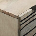 vidaXL Úložné skrine a skrinky Biela a čierna – Obrázok 6