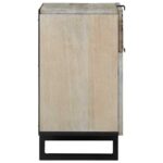 vidaXL Nočné stolíky so zásuvkou Biela a čierna 50 x 33 x 60 cm – Obrázok 4