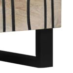 vidaXL Nočné stolíky so zásuvkou Biela a čierna 50 x 33 x 60 cm – Obrázok 8