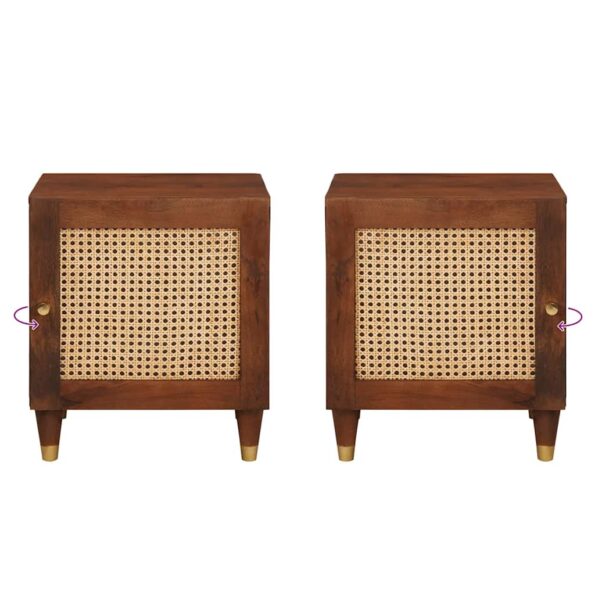 vidaXL Nočné stolíky 2 pcs 40 x 33.5 x 46 cm – Obrázok 11