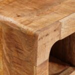 vidaXL Regál na víno Hnedá 44 x 30 x 35 cm Masívne mango drevo – Obrázok 8