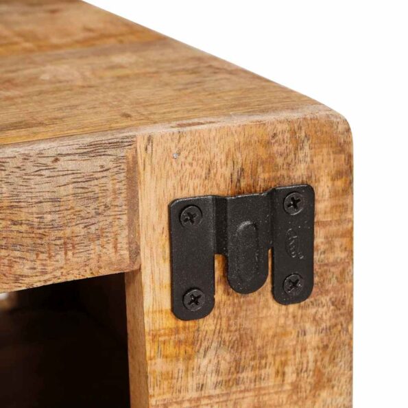 vidaXL Regál na víno Hnedá 44 x 30 x 35 cm Masívne mango drevo – Obrázok 9