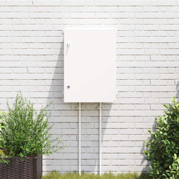 vidaXL Ovládací kabinet IP65 Vodotesný Sivý 50x24,5x70 cm ABS plast – Obrázok 3