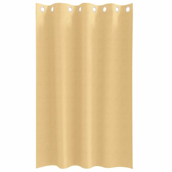 vidaXL Záclony na zatemnenie s krúžkami 2 pcs Béžová 175 x 140 cm – Obrázok 4