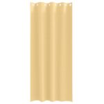 vidaXL Záclony na zatemnenie s krúžkami 2 pcs Béžová 245 x 140 cm – Obrázok 4