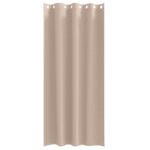 vidaXL Záclony na zatemnenie s krúžkami 2 pcs Sivohnedá 245 x 140 cm – Obrázok 4