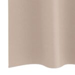 vidaXL Záclony na zatemnenie s krúžkami 2 pcs Sivohnedá 245 x 140 cm – Obrázok 6