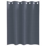 vidaXL Záclony na zatemnenie s krúžkami 2 pcs Antracit 140 x 140 cm – Obrázok 4