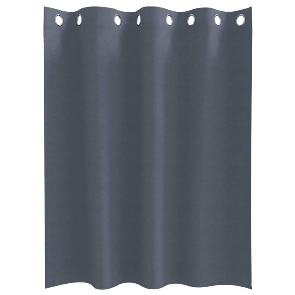 vidaXL Záclony na zatemnenie s krúžkami 2 pcs Antracit 140 x 140 cm – Obrázok 4