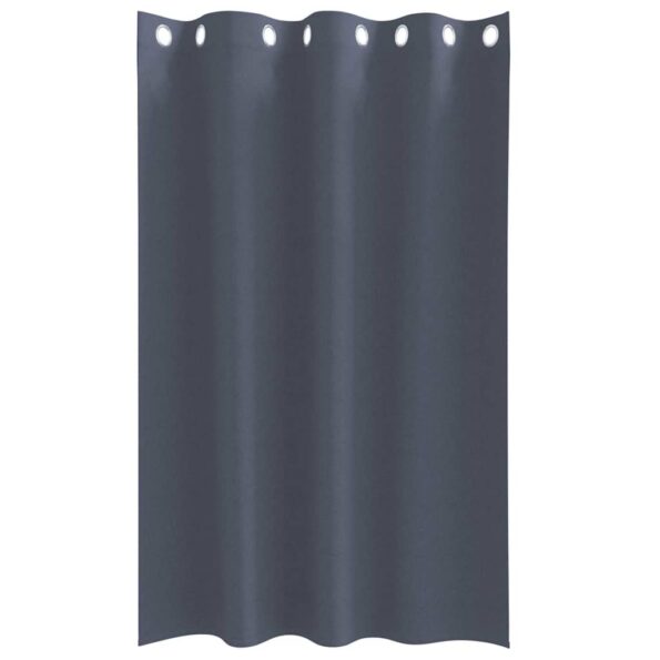 vidaXL Záclony na zatemnenie s krúžkami 2 pcs Antracit 175 x 140 cm – Obrázok 4