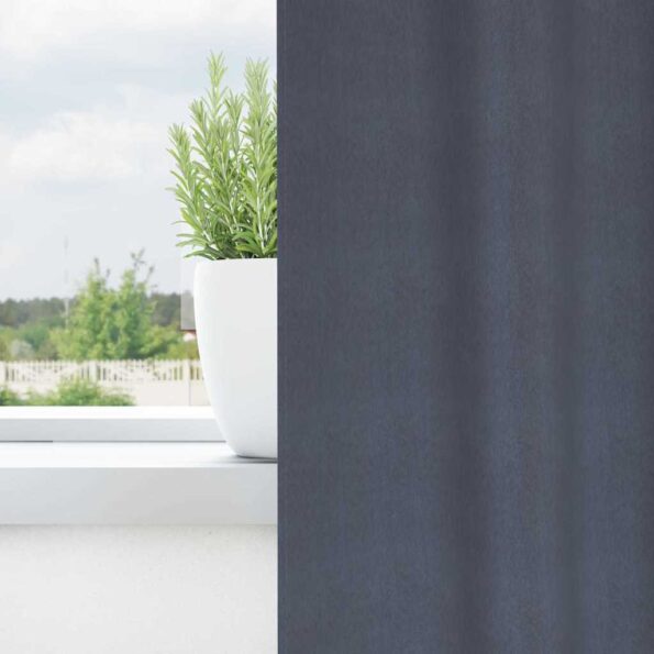 vidaXL Záclony na zatemnenie s krúžkami 2 pcs Antracit 225 x 140 cm – Obrázok 3