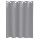 vidaXL Záclony na zatemnenie s krúžkami 2 pcs Svetlosivá 140 x 140 cm – Obrázok 4
