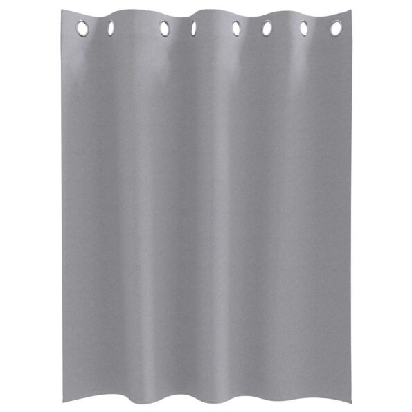 vidaXL Záclony na zatemnenie s krúžkami 2 pcs Svetlosivá 140 x 140 cm – Obrázok 4