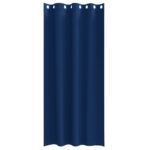 vidaXL Okenice so záclonami 2 pcs Tmavo modrá 245 x 140 cm Polyester – Obrázok 4