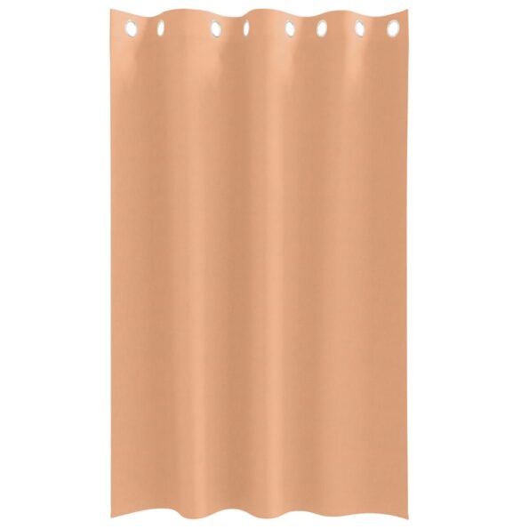 vidaXL Záclony na zatemnenie s krúžkami 2 pcs Svetlohnedá 175 x 140 cm – Obrázok 4