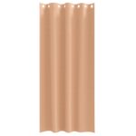 vidaXL Záclony na zatemnenie s krúžkami 2 pcs Svetlohnedá 225 x 140 cm – Obrázok 4
