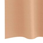 vidaXL Záclony na zatemnenie s krúžkami 2 pcs Svetlohnedá 245 x 140 cm – Obrázok 6