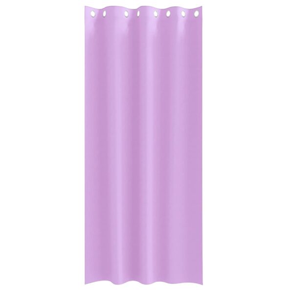 vidaXL Záclony na zatemnenie s krúžkami 2 pcs Fialová 260 x 140 cm – Obrázok 4