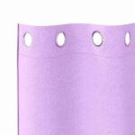 vidaXL Záclony na zatemnenie s krúžkami 2 pcs Fialová 260 x 140 cm – Obrázok 5