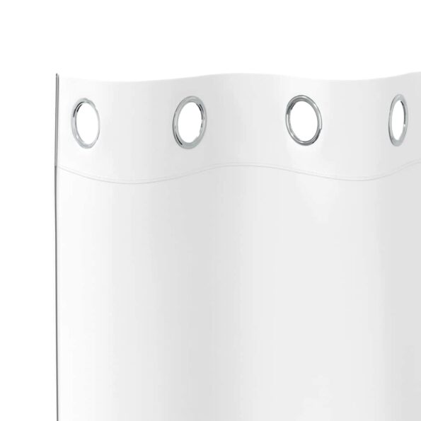 vidaXL Okenice so záclonami 2 pcs Čistá biela 175 x 140 cm Polyester – Obrázok 5