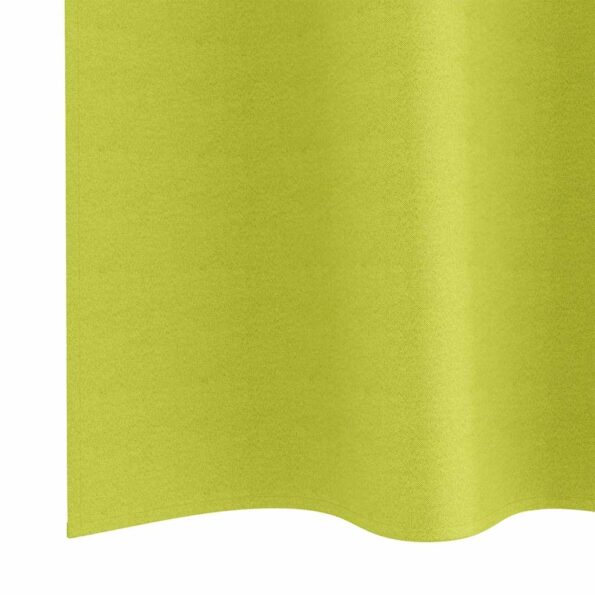vidaXL Záclony na zatemnenie s krúžkami 2 pcs Zelená 175 x 140 cm – Obrázok 6